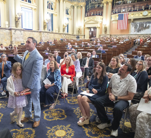 Margetas Sworn in as Representative of 196th District 
