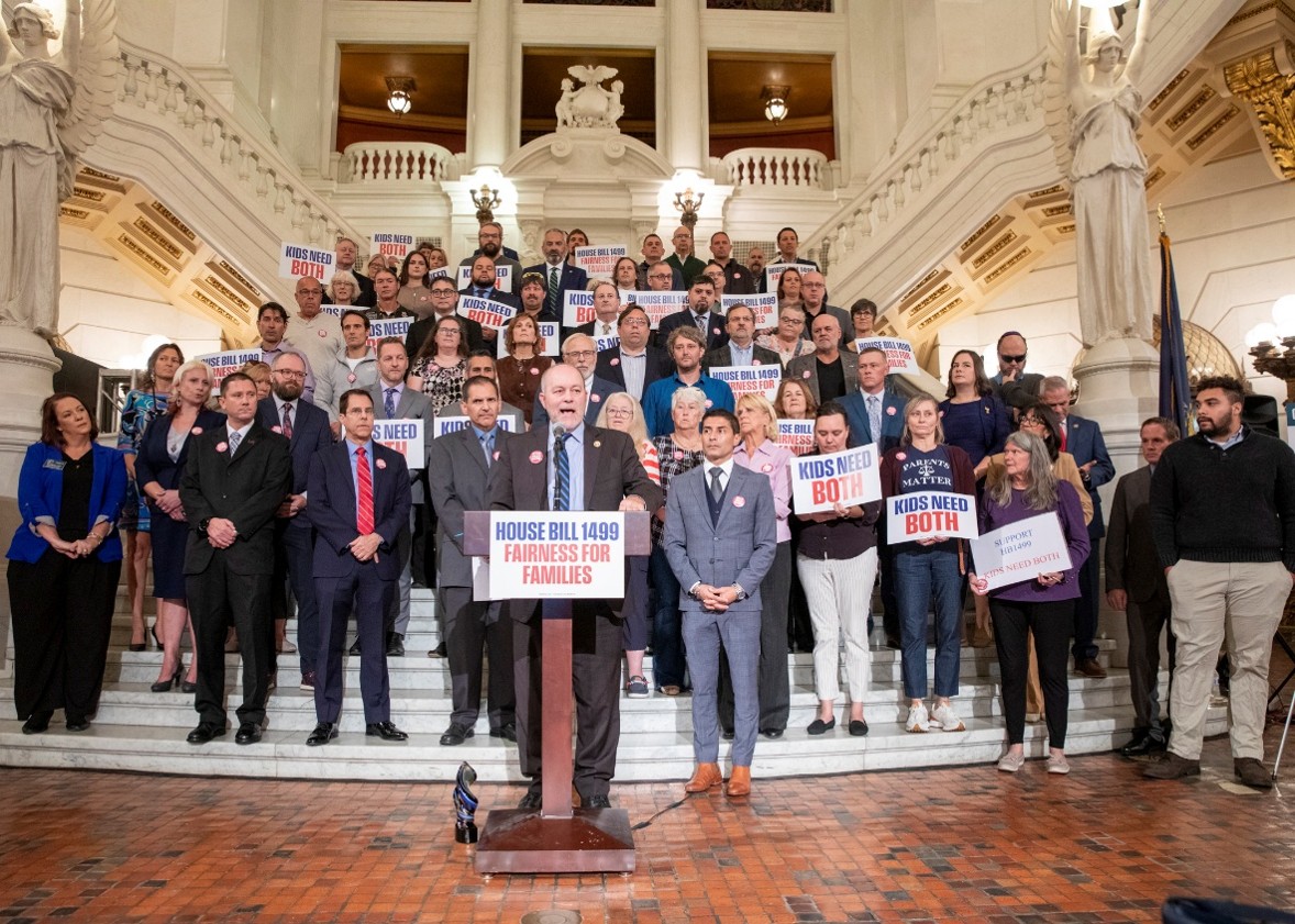 Flick’s Shared Parenting Legislation Highlighted During Hearing, Press Conference and Panel 
